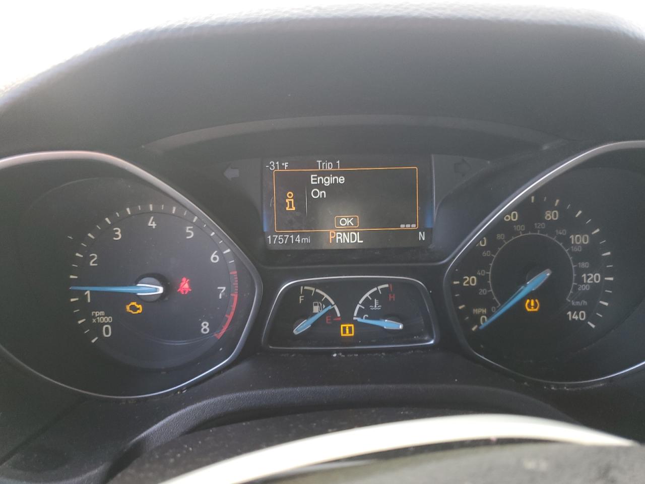 2016 Ford Focus VIN 1FADP3F24GL339284 Copart auction photo, all over damage thumbnail 9