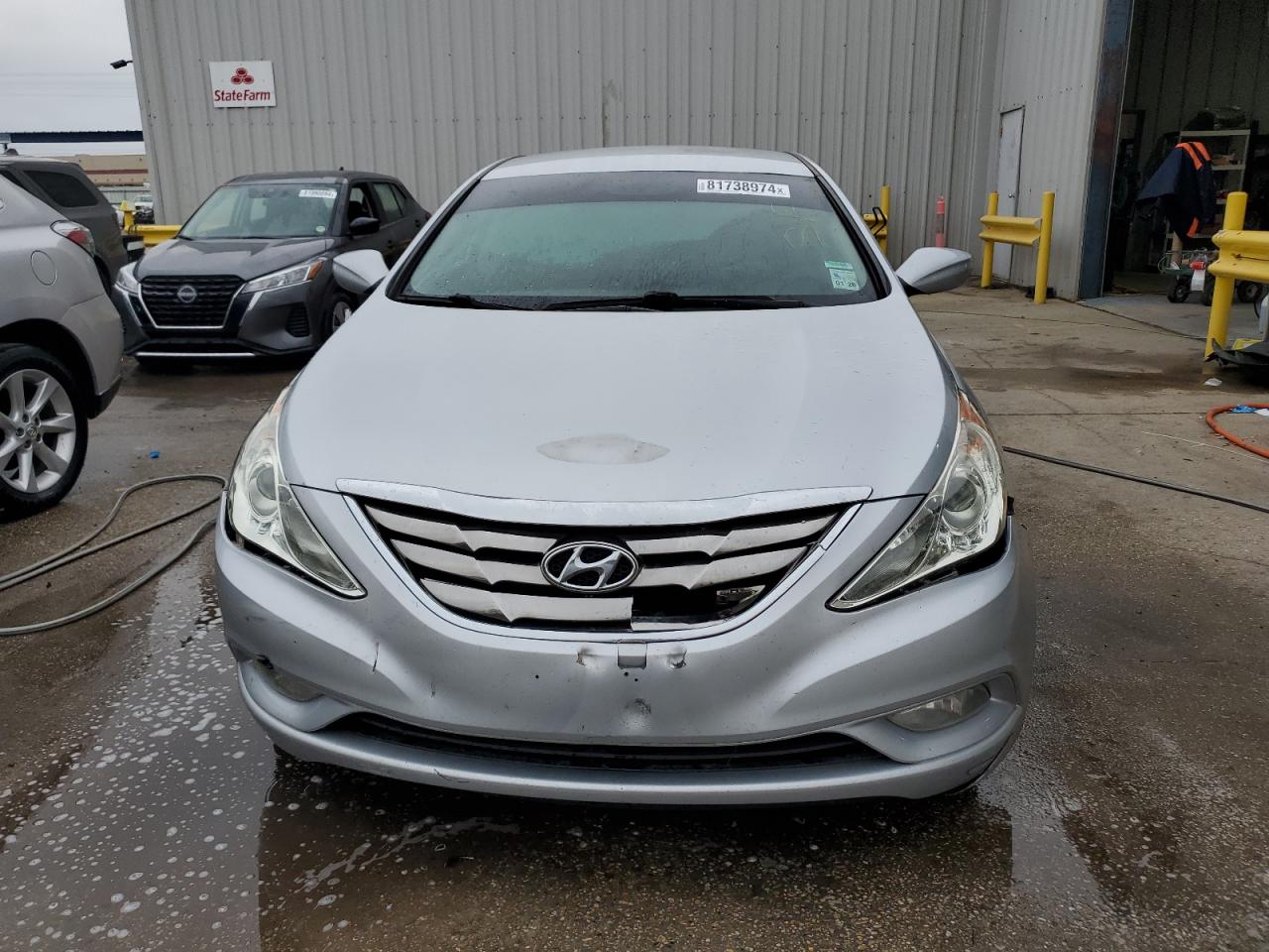 2013 Hyundai Sonata VIN 5NPEC4AC2DH670249 Copart auction photo, front end / rear end damage thumbnail 5