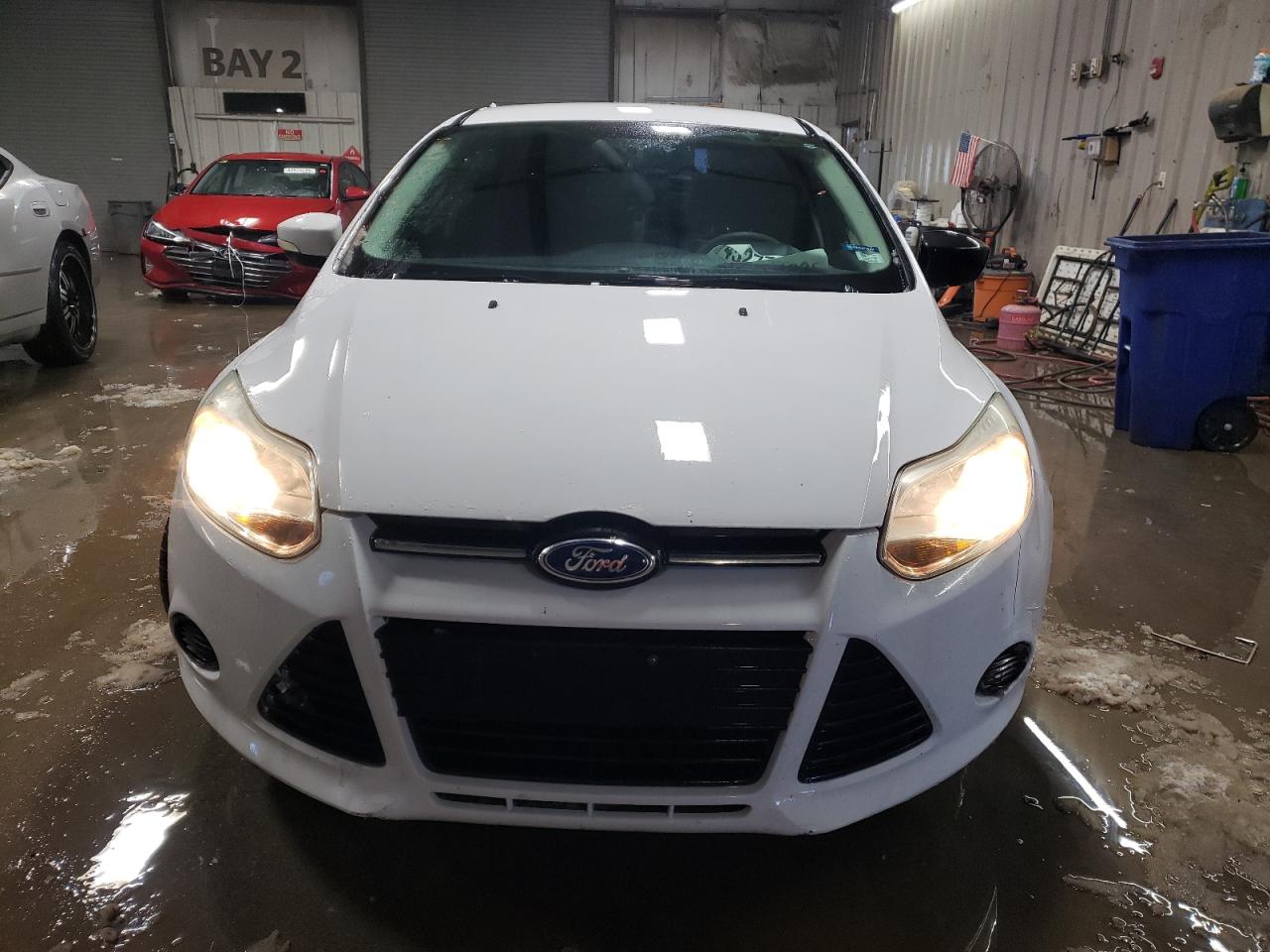 2013 Ford Focus VIN 1FADP3F20DL343280 Copart auction photo, rear end damage thumbnail 5
