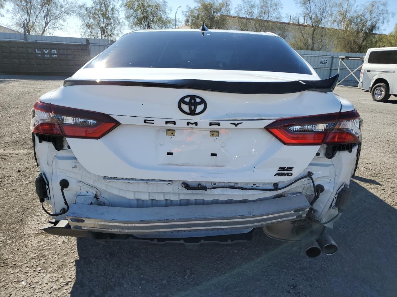 2021 Toyota Camry VIN 4T1T11BK2MU038662 Copart auction photo, rear end damage thumbnail 6