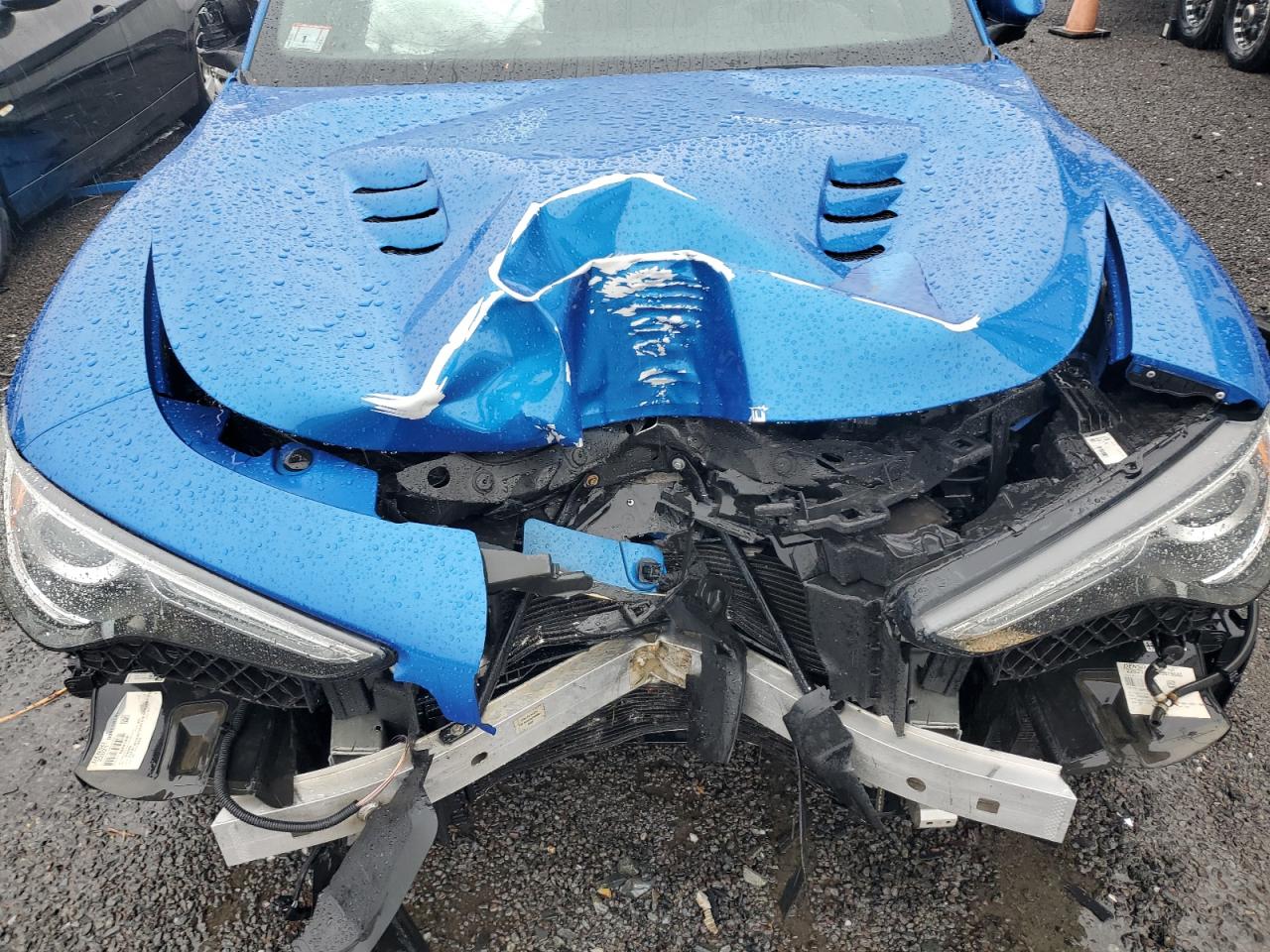 2020 Alfa Romeo Stelvio VIN ZASPAKEV4L7C84005 Copart auction photo, front end damage thumbnail 12