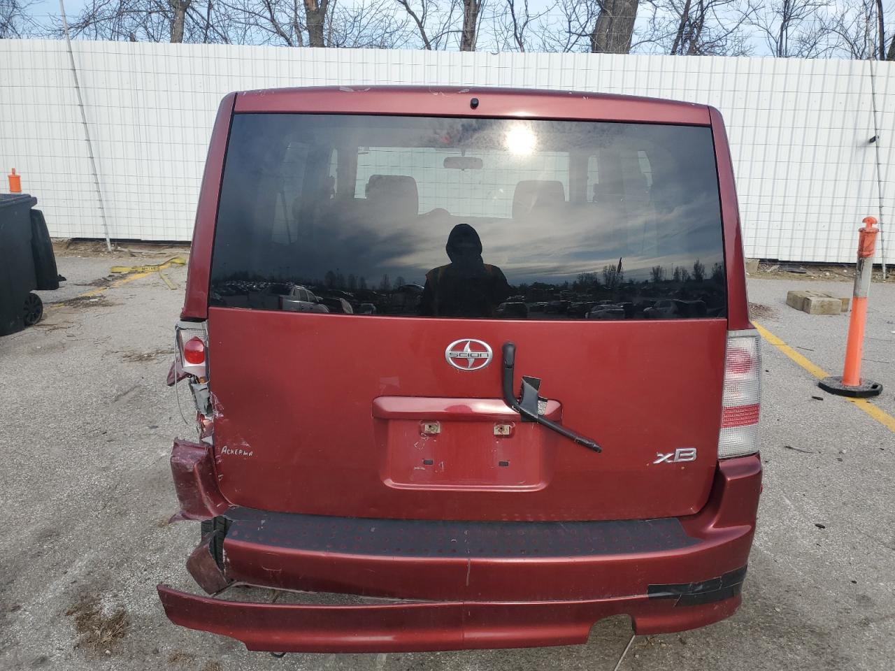 2006 Toyota xB VIN JTLKT324964100086 Copart auction photo, side / rear end damage thumbnail 6