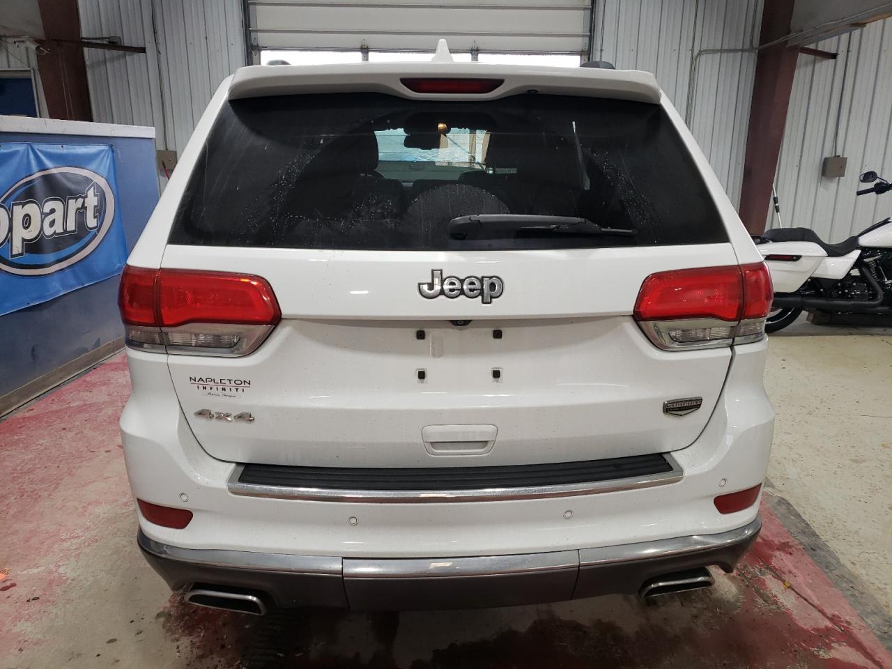 2014 Jeep Grand Cherokee VIN 1C4RJFJG4EC527659 Copart auction photo, all over damage thumbnail 6