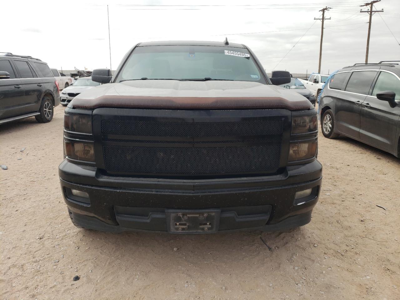 2015 Chevrolet Silverado VIN 1GCRCREC2FZ152310 Copart auction photo, rear end / minor dent/scratches damage thumbnail 5