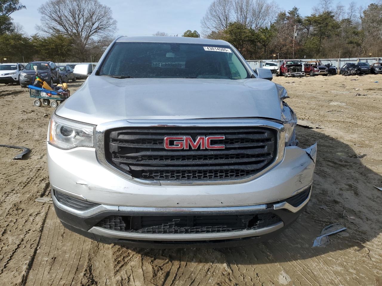 2017 GMC Acadia VIN 1GKKNKLA1HZ286270 Copart auction photo, front end / all over damage thumbnail 5