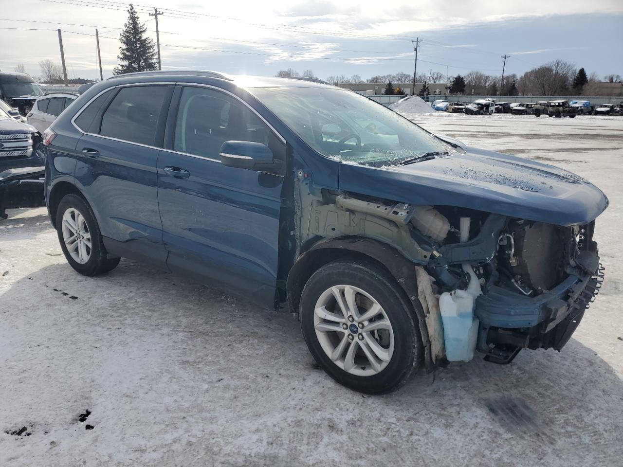 2020 Ford Edge VIN 2FMPK4J93LBB11122 Copart auction photo, front end damage thumbnail 4