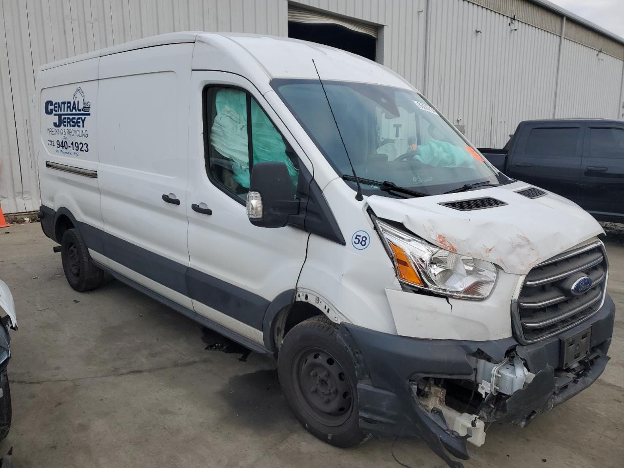 2020 Ford Transit VIN 1FTBR1C84LKA90963 Copart auction photo, front end damage thumbnail 4