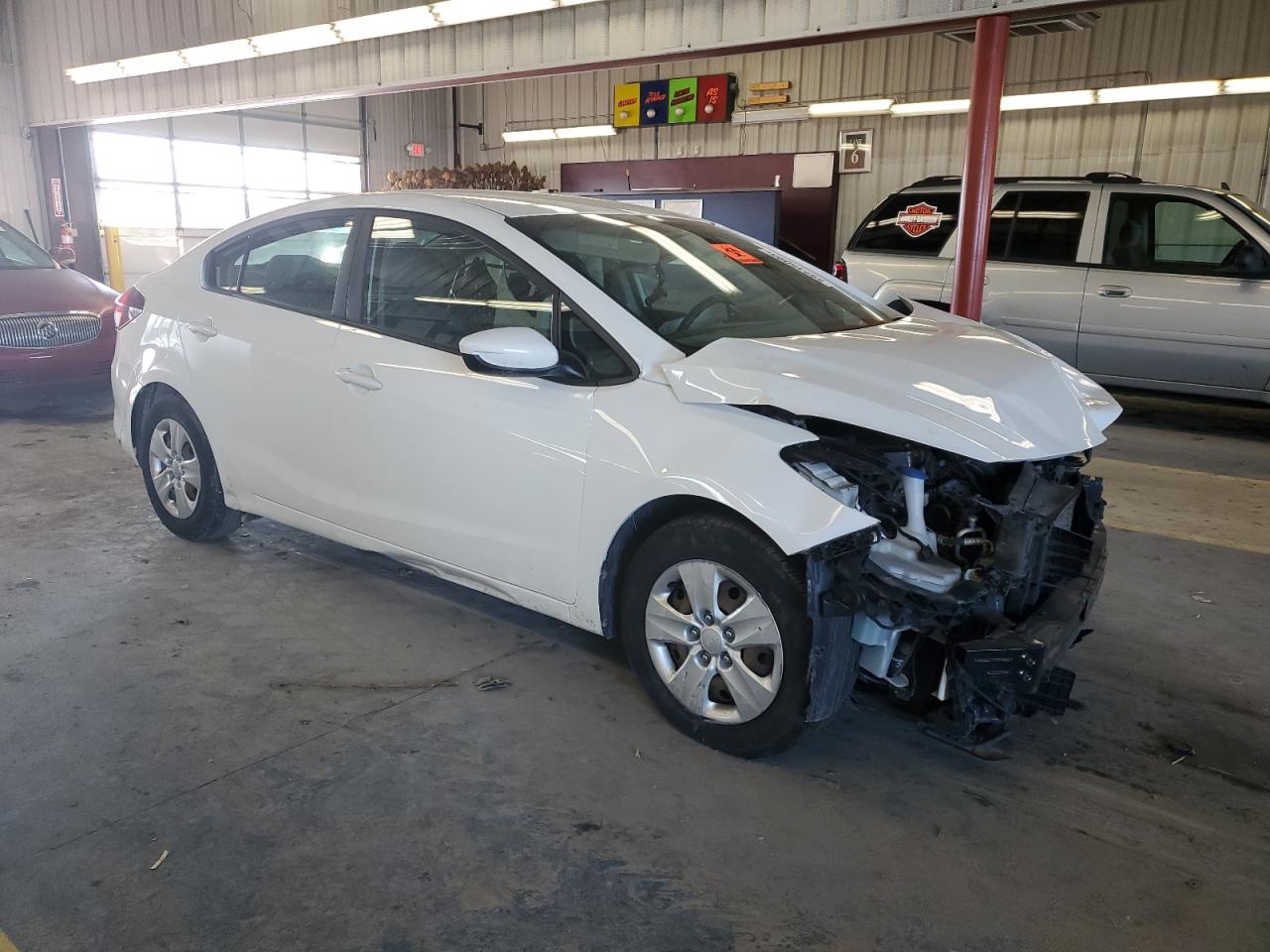 2017 KIA Forte VIN 3KPFK4A76HE090488 Copart auction photo, biohazard/chemical / front end damage thumbnail 4