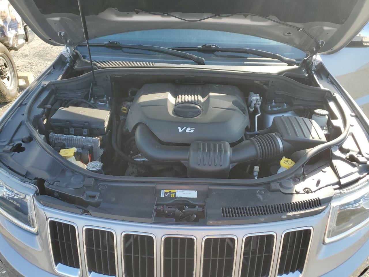 2015 Jeep Grand Cherokee VIN 1C4RJFBG7FC814526 Copart auction photo, side damage thumbnail 12