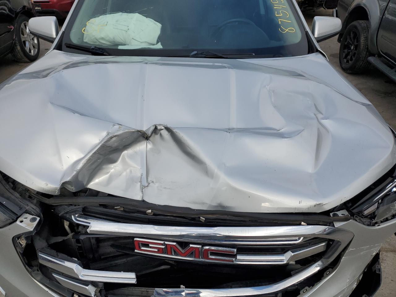 2018 GMC Terrain VIN 3GKALPEX4JL330369 Copart auction photo, front end damage thumbnail 12