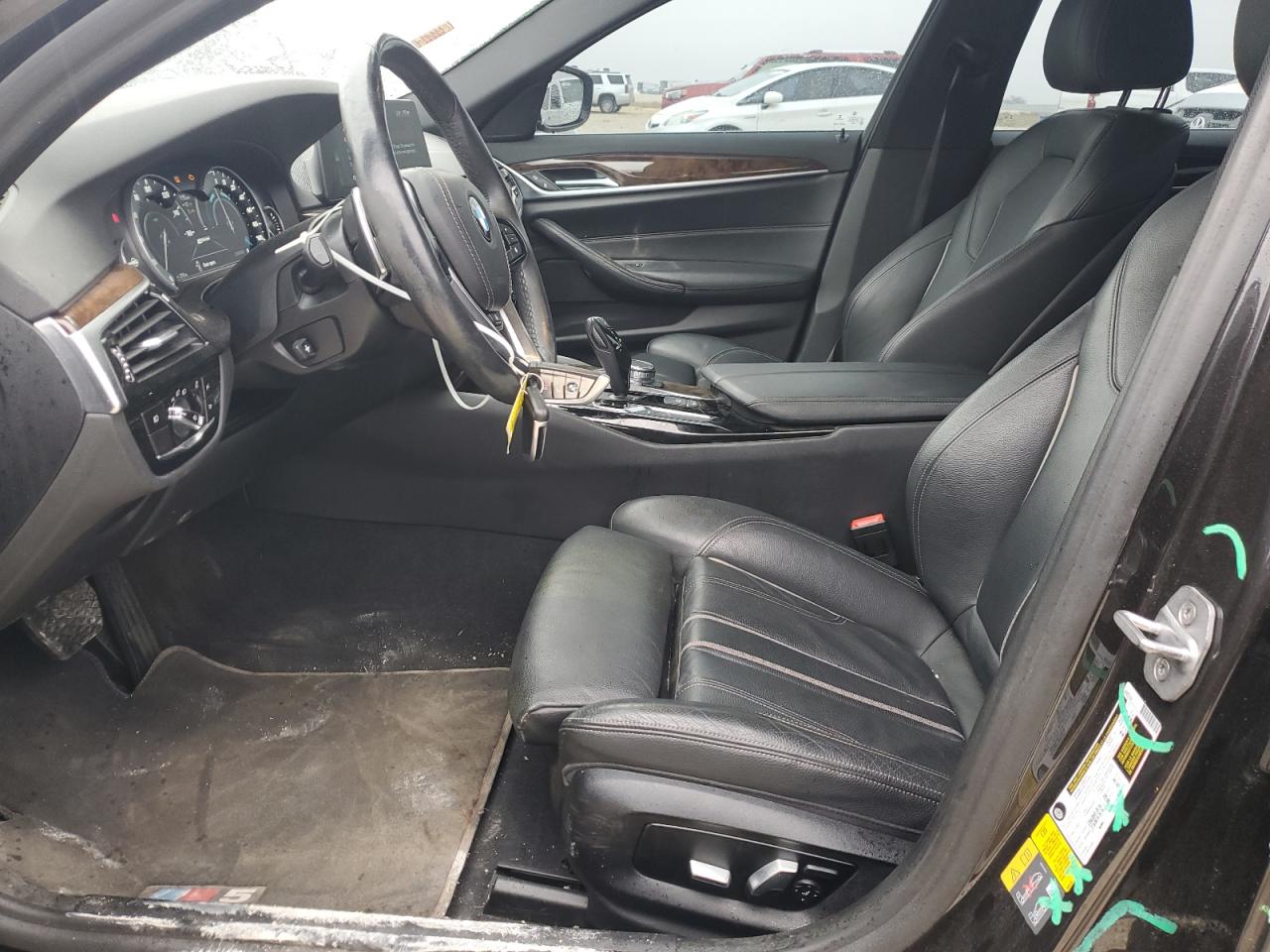 2018 BMW 5er VIN WBAJB1C55JB084492 Copart auction photo, side / minor dent/scratches damage thumbnail 7