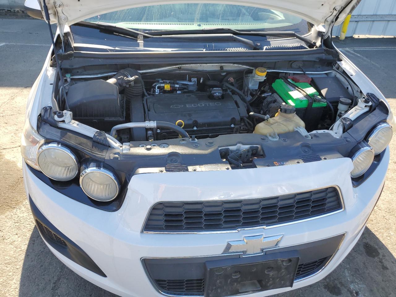 2012 Chevrolet Sonic VIN 1G1JC5SH7C4136434 Copart auction photo, front end / minor dent/scratches damage thumbnail 11