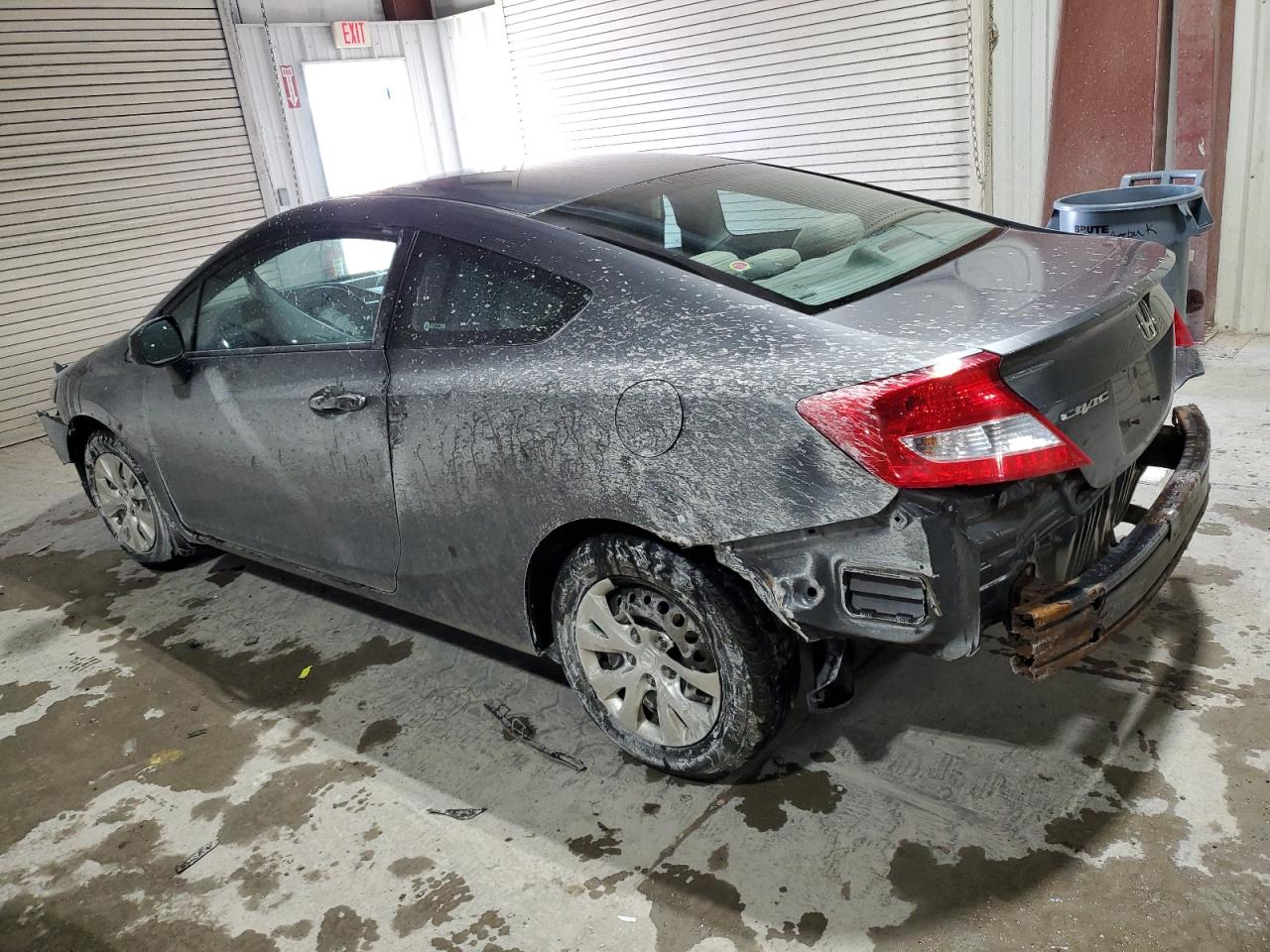 2012 Honda Civic VIN 2HGFG3B50CH506431 Copart auction photo, front end / rear end damage thumbnail 2