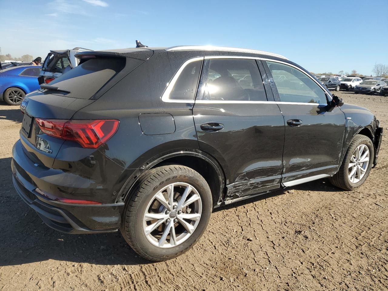 2021 Audi Q3 VIN WA1EECF37M1009279 Copart auction photo, all over / minor dent/scratches damage thumbnail 3