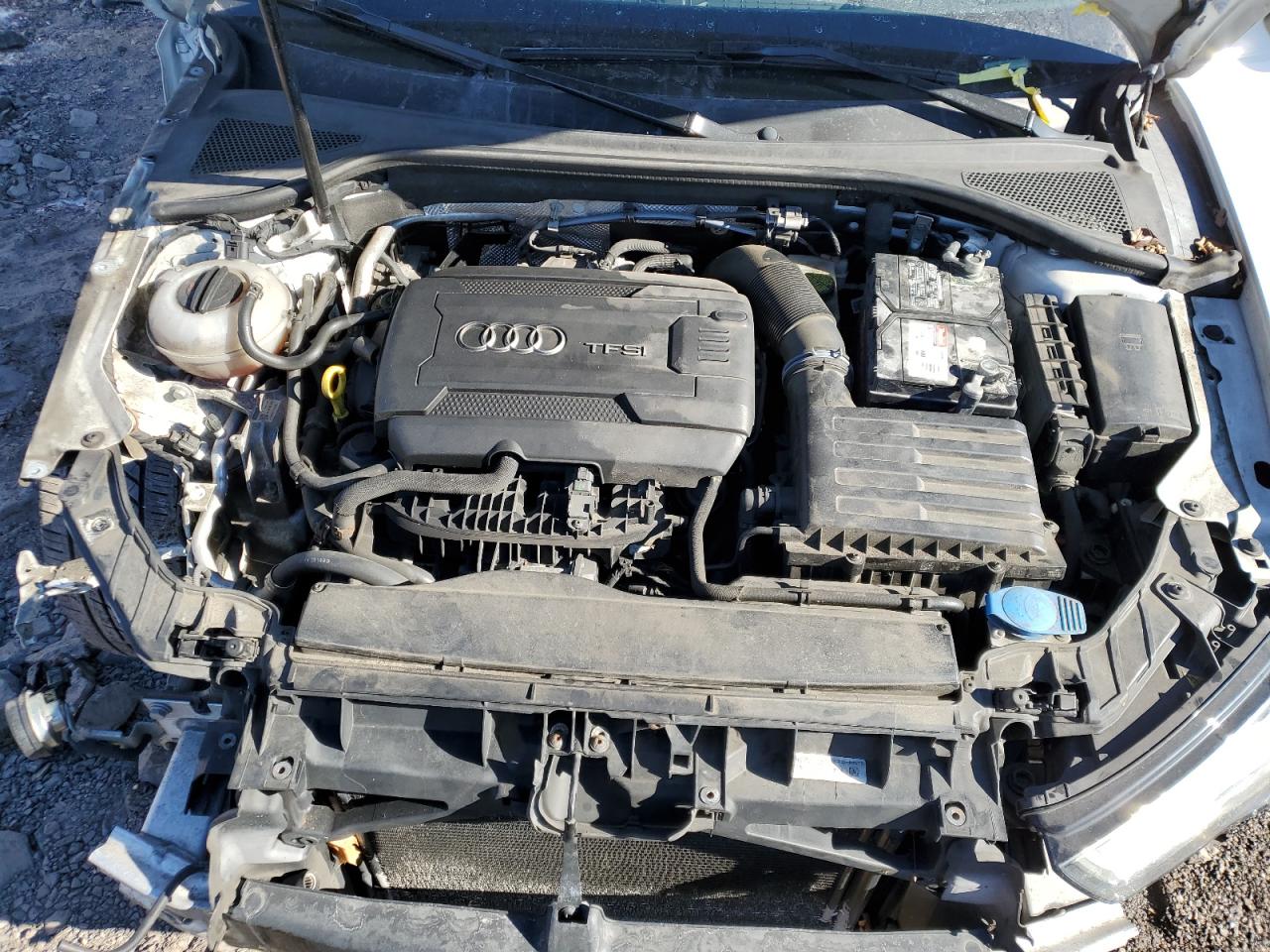 2016 Audi A3 VIN WAUB8GFF1G1027697 Copart auction photo, all over / stripped damage thumbnail 11
