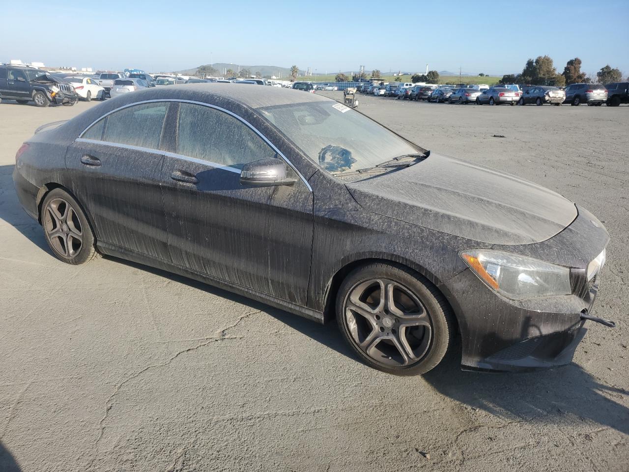 2014 Mercedes-Benz CLA-klasse VIN WDDSJ4EB7EN112978 Copart auction photo, front end damage thumbnail 4