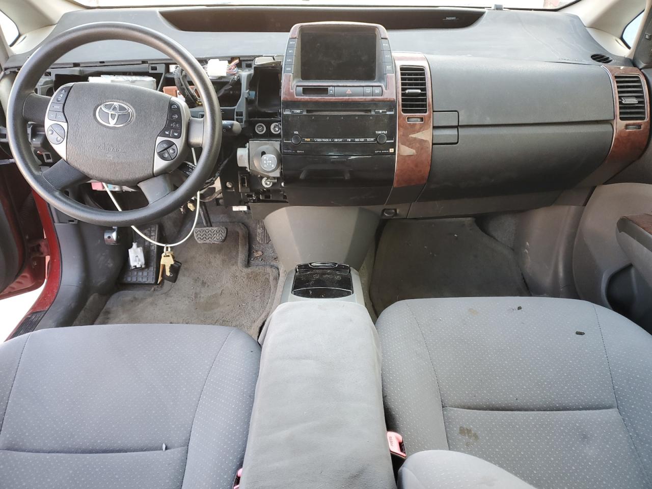 2008 Toyota Prius VIN JTDKB20U283365257 Copart auction photo, vandalism / rear end damage thumbnail 8