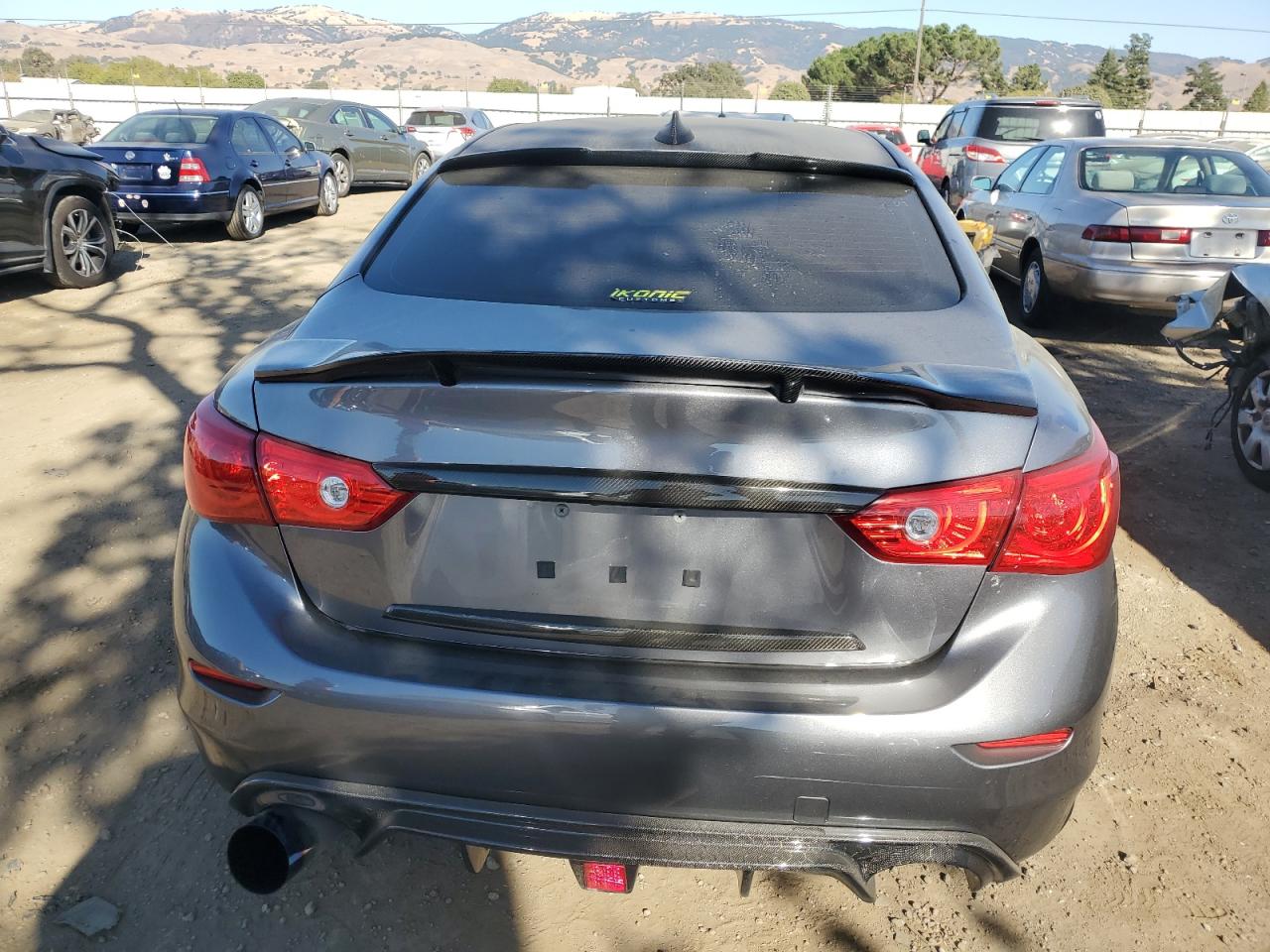 2017 Infiniti Q50 VIN JN1EV7AP6HM730157 Copart auction photo, front end damage thumbnail 6