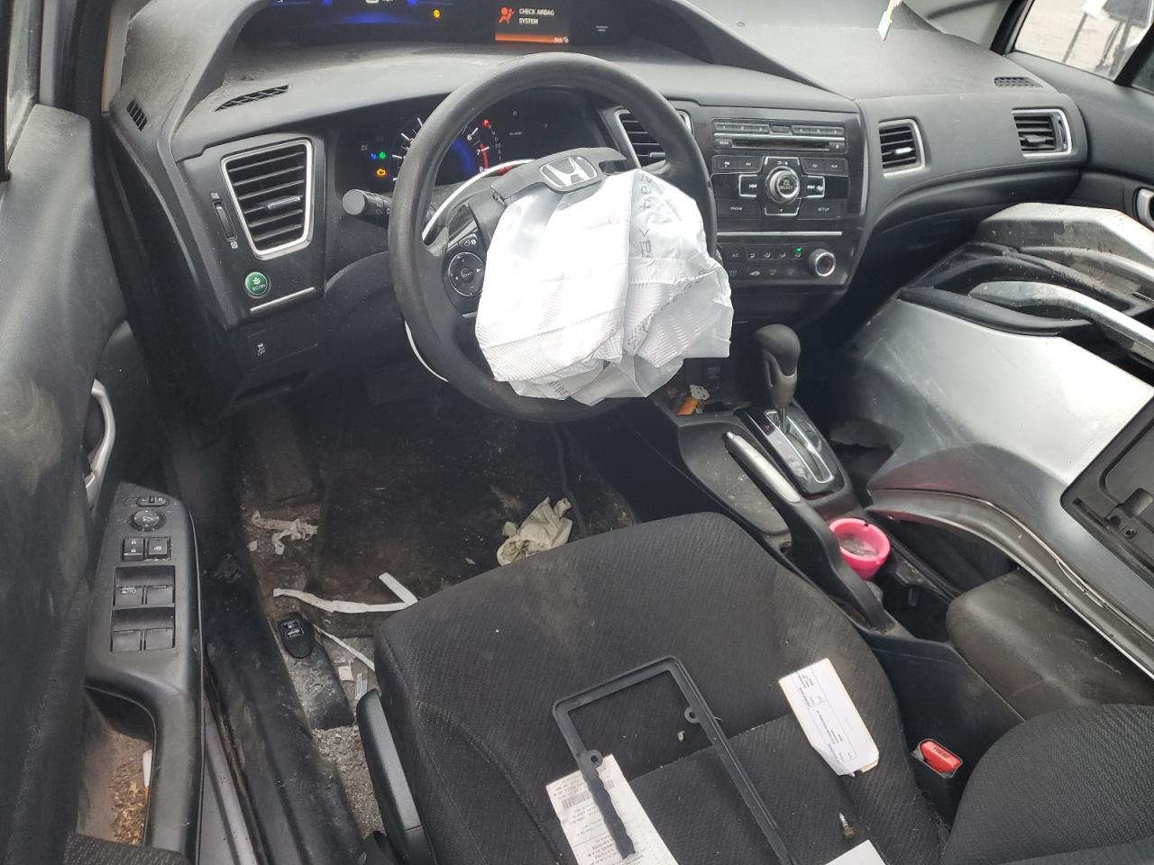 2013 Honda Civic VIN 19XFB2F57DE075018 Copart auction photo, front end damage thumbnail 8