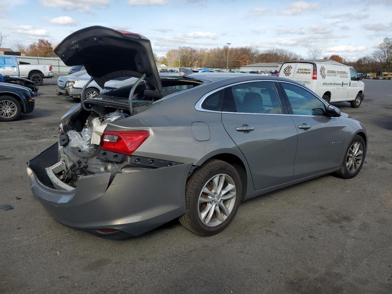 2017 Chevrolet Malibu VIN 1G1ZE5ST1HF133266 Copart auction photo, rear end / front end damage thumbnail 3