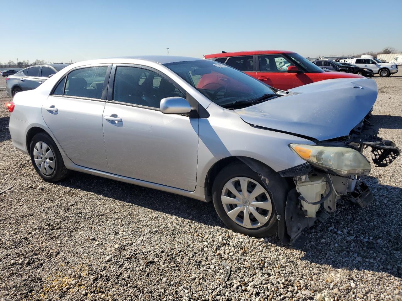 2011 Toyota Corolla VIN 2T1BU4EE3BC584475 Copart auction photo, front end / undercarriage damage thumbnail 4
