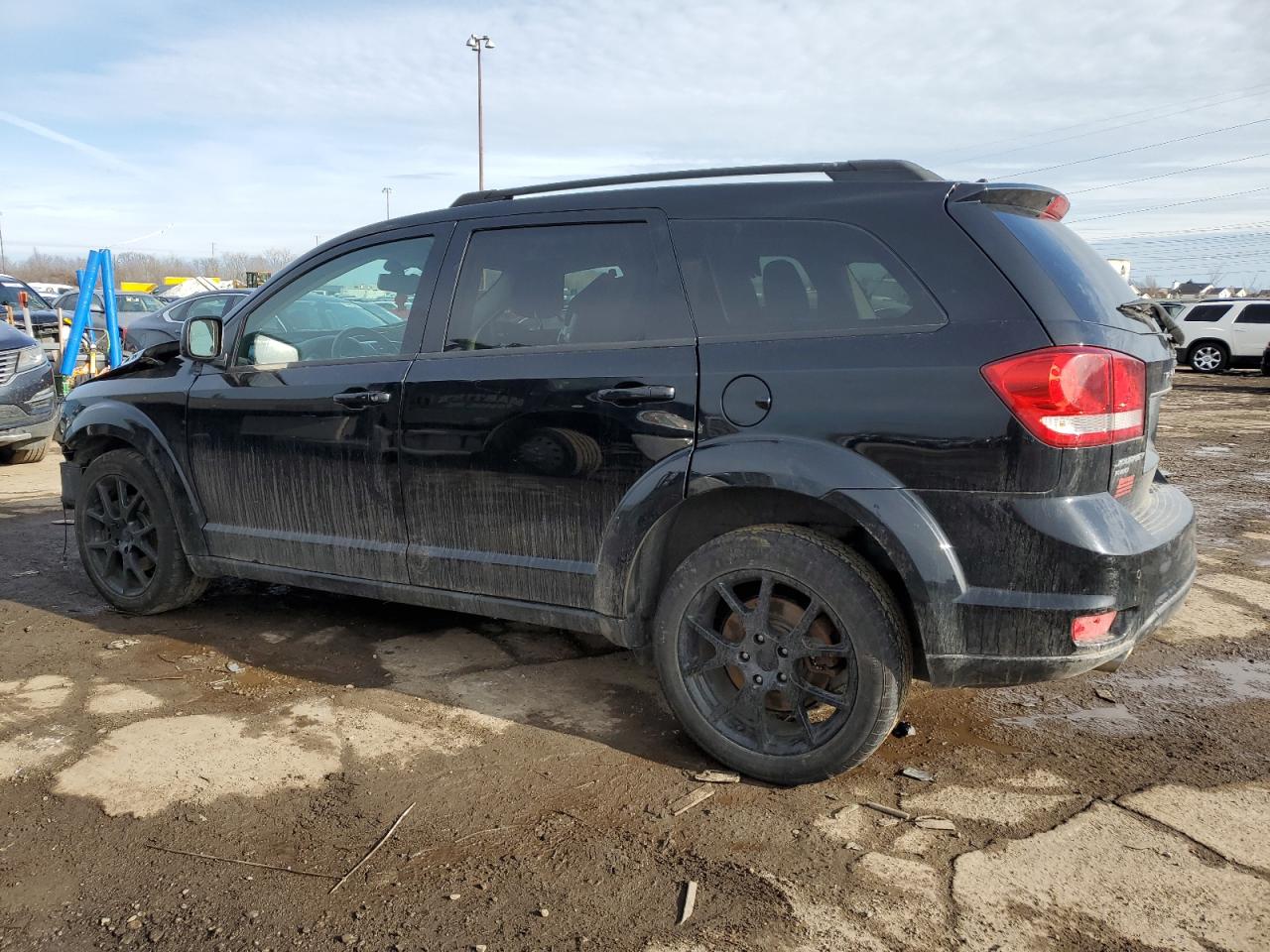 2014 Dodge Journey VIN 3C4PDDBG7ET166935 Copart auction photo, front end / side damage thumbnail 2
