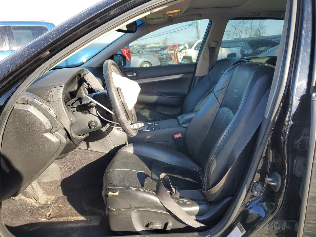2013 Infiniti G VIN JN1CV6AR5DM352118 Copart auction photo, front end damage thumbnail 7