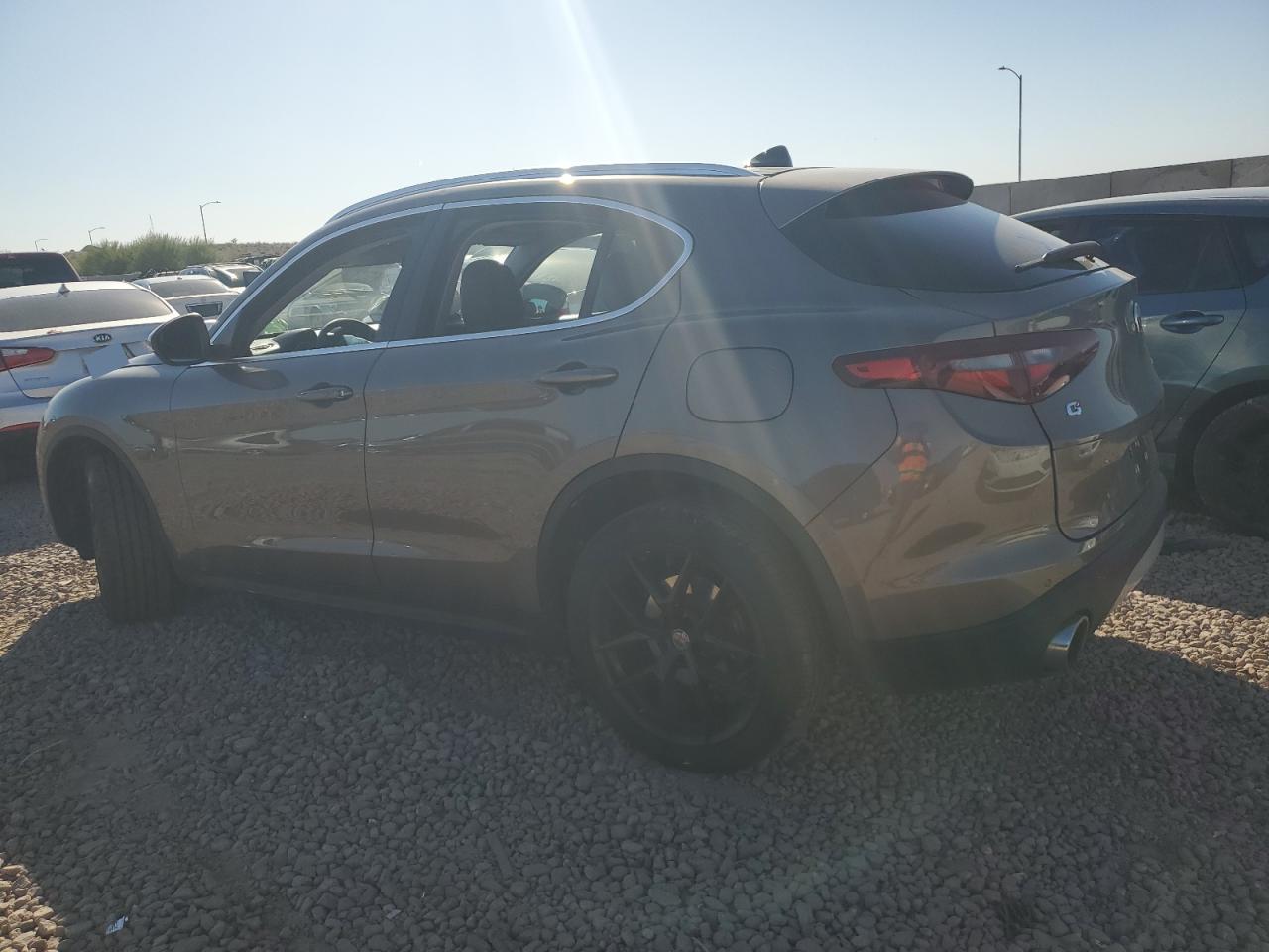 2019 Alfa Romeo Stelvio VIN ZASPAKBN0K7C45768 Copart auction photo, front end / side damage thumbnail 2