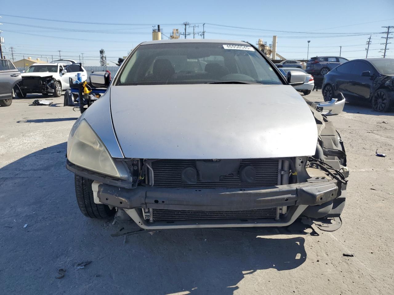 2003 Honda Accord VIN JHMCM56373C010770 Copart auction photo, front end / side damage thumbnail 5