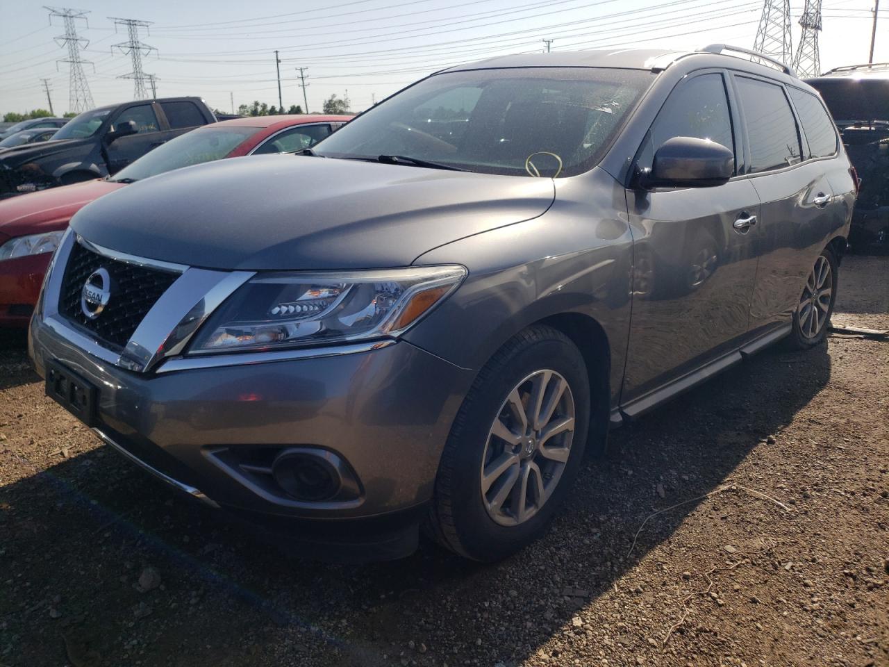 2015 Nissan Pathfinder VIN 5N1AR2MM1FC716718 Copart auction photo, rear end damage thumbnail 2