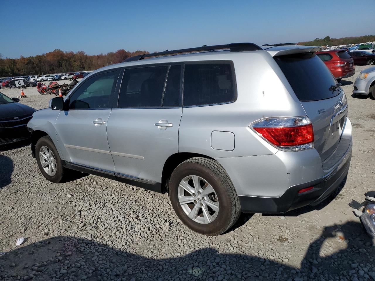 2012 Toyota Highlander VIN 5TDZK3EH6CS065468 Copart auction photo, front end damage thumbnail 2