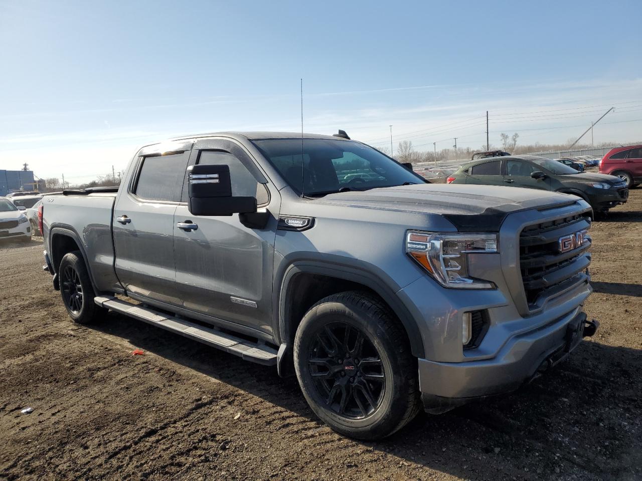 2021 GMC Sierra VIN 1GTU9CET9MZ299145 Copart auction photo, front end / mechanical damage thumbnail 4