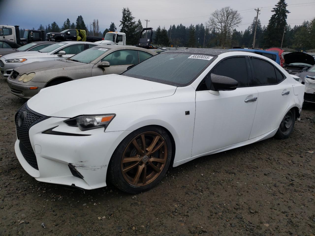 2014 Lexus IS VIN JTHCE1D27E5000845