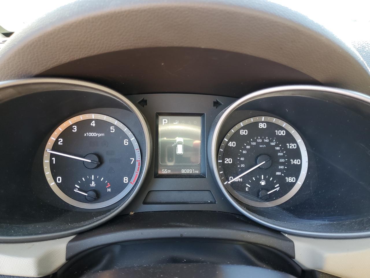 2017 Hyundai Santa Fe VIN 5NMZU3LB8HH014055 Copart auction photo, side damage thumbnail 9
