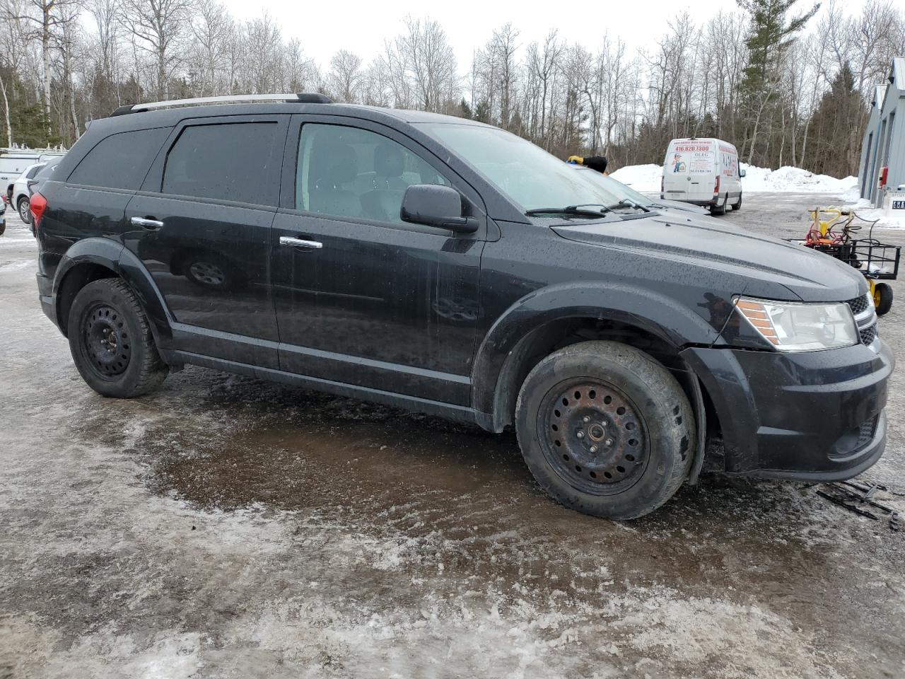 2011 Dodge Journey VIN 3D4PH6FG9BT518180 Copart auction photo, front end / minor dent/scratches damage thumbnail 4