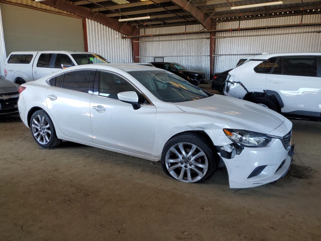 2015 Mazda 6 VIN JM1GJ1V63F1170385 Copart auction photo, front end / undercarriage damage thumbnail 4