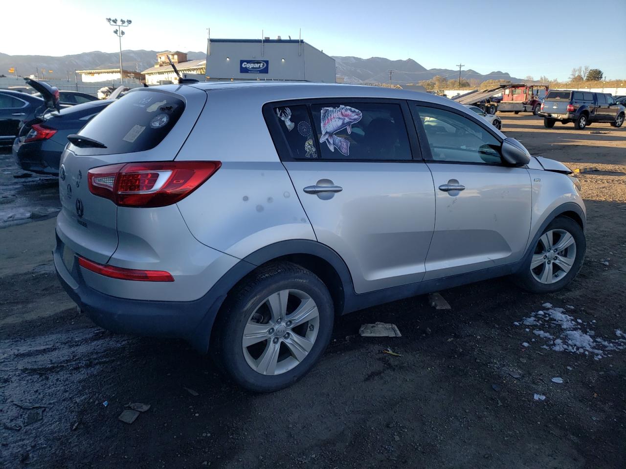 2013 KIA Sportage VIN KNDPBCA26D7365340 Copart auction photo, front end damage thumbnail 3