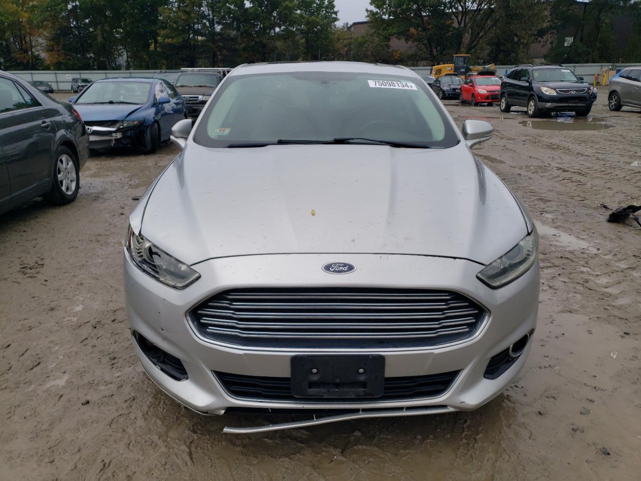 2015 Ford Fusion VIN 3FA6P0K9XFR239426 Copart auction photo, front end / side damage thumbnail 5