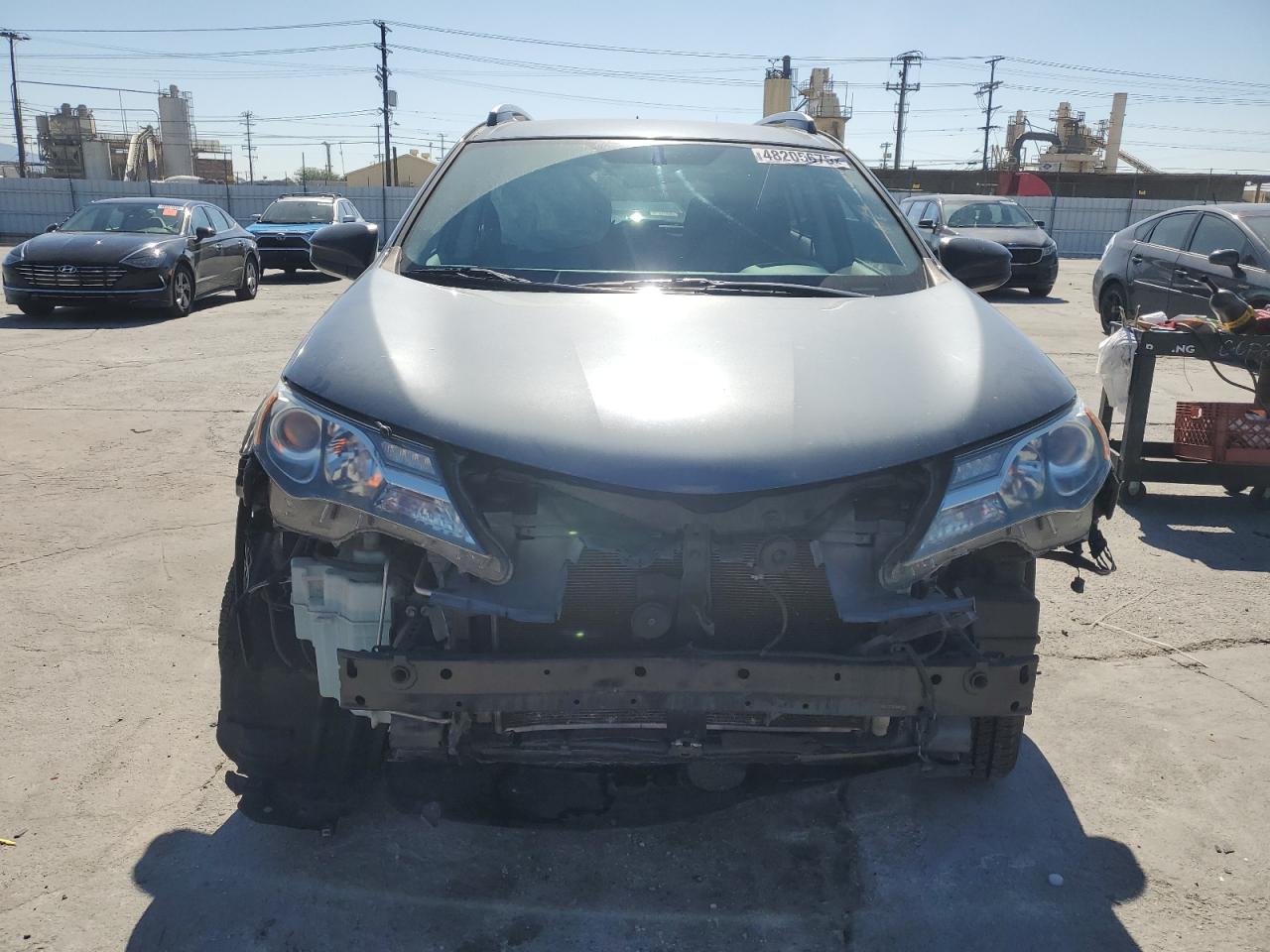 2013 Toyota RAV 4 VIN 2T3ZFREV3DW036961 Copart auction photo, front end damage thumbnail 5