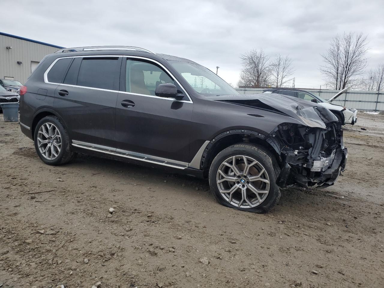 2022 BMW X7 VIN 5UXCW2C04N9M75073 Copart auction photo, front end damage thumbnail 4
