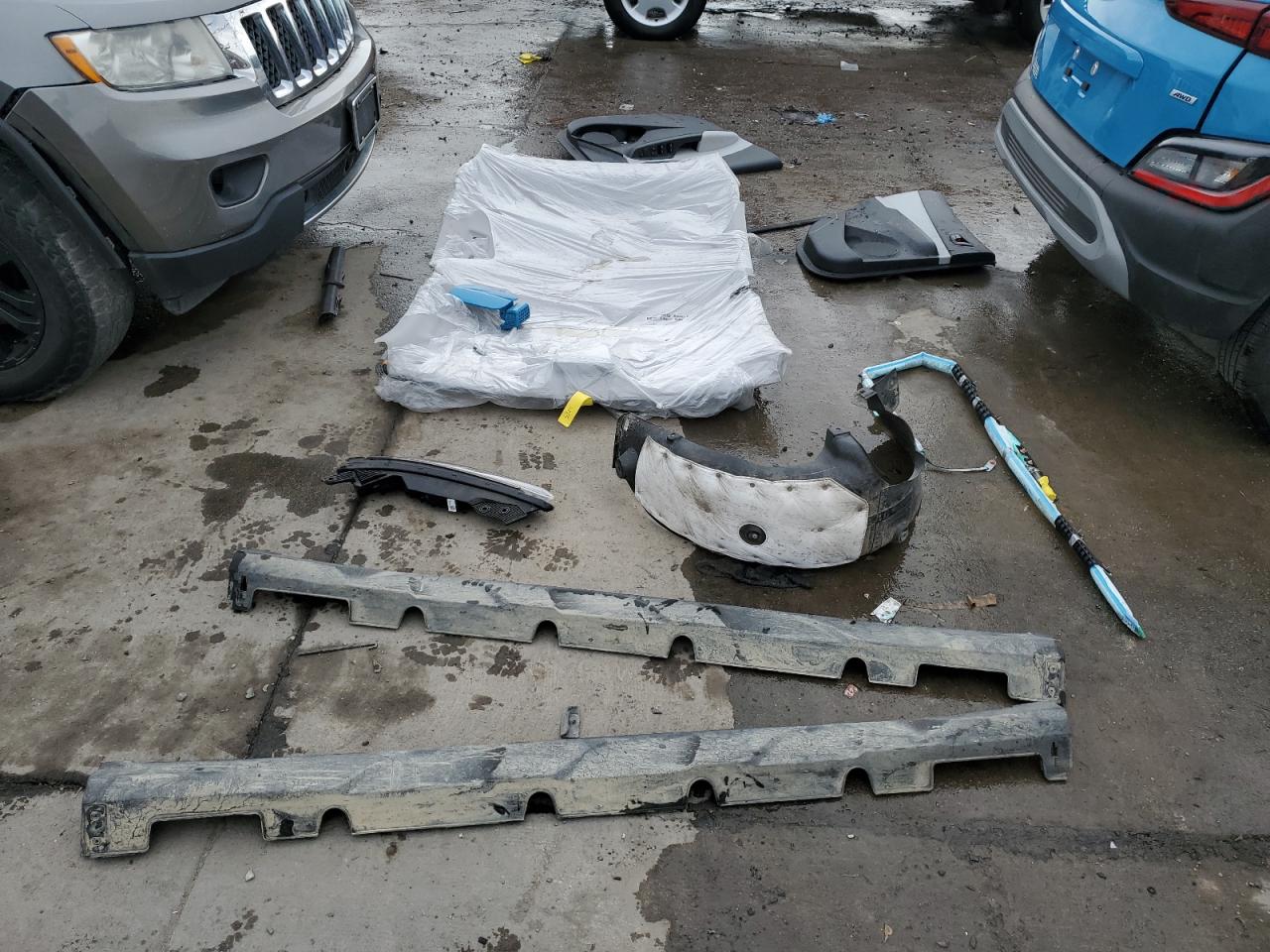 2023 Hyundai Kona VIN KM8K6CAB2PU984520 Copart auction photo, side damage thumbnail 13