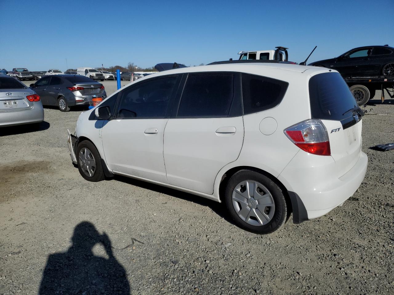 2013 Honda Fit VIN JHMGE8H3XDC079841 Copart auction photo, front end damage thumbnail 2