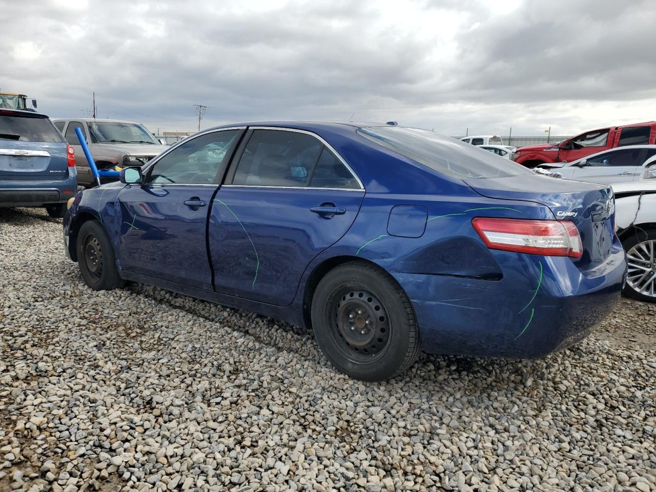 2011 Toyota Camry VIN 4T1BF3EK1BU715394 Copart auction photo, side damage thumbnail 2