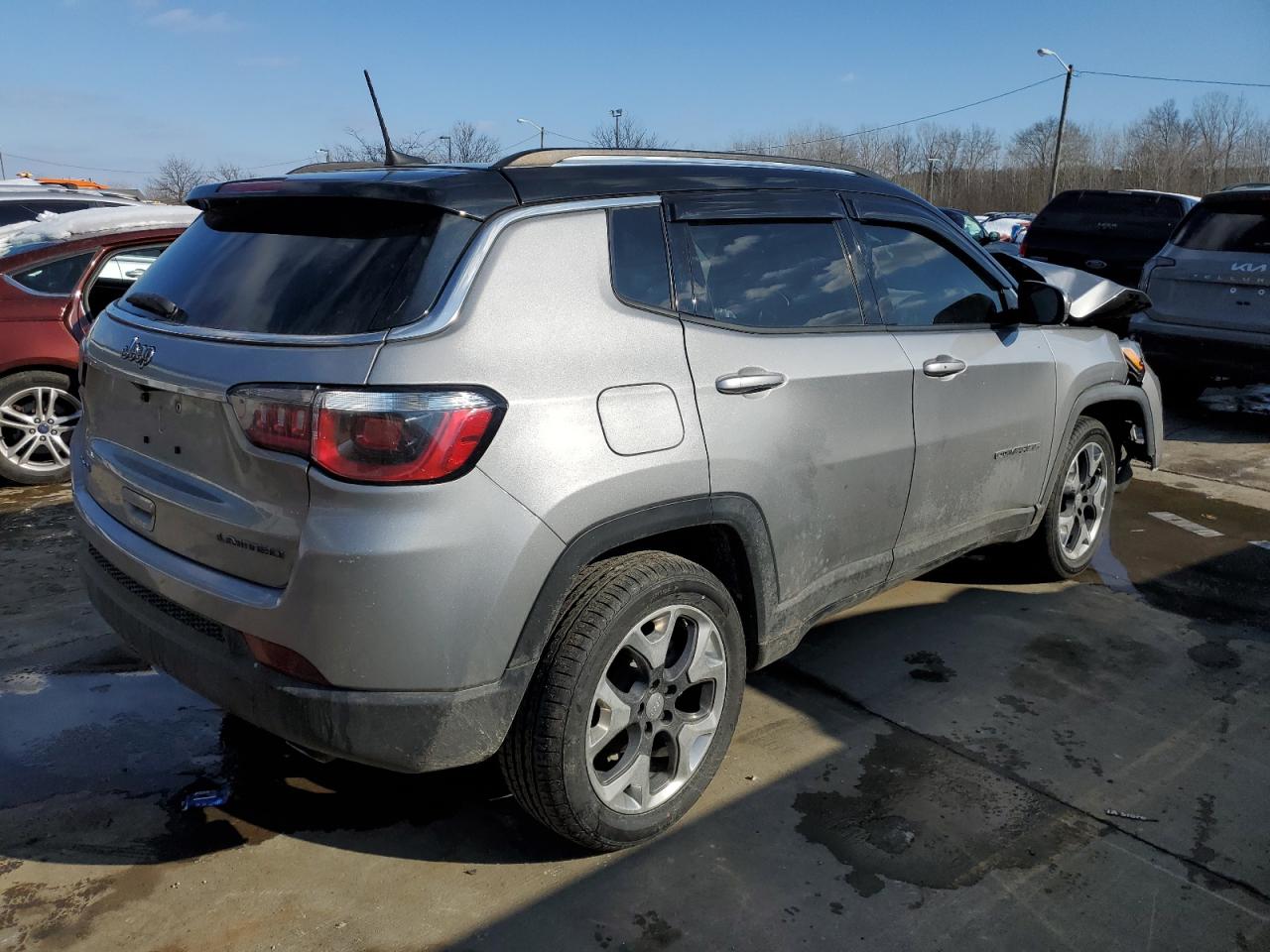 2018 Jeep Compass VIN 3C4NJDCB0JT135524 Copart auction photo, front end damage thumbnail 3