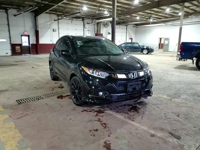 2021 Honda HR-V VIN 3CZRU6H1XMM752443 Copart auction photo, side / front end damage thumbnail 12