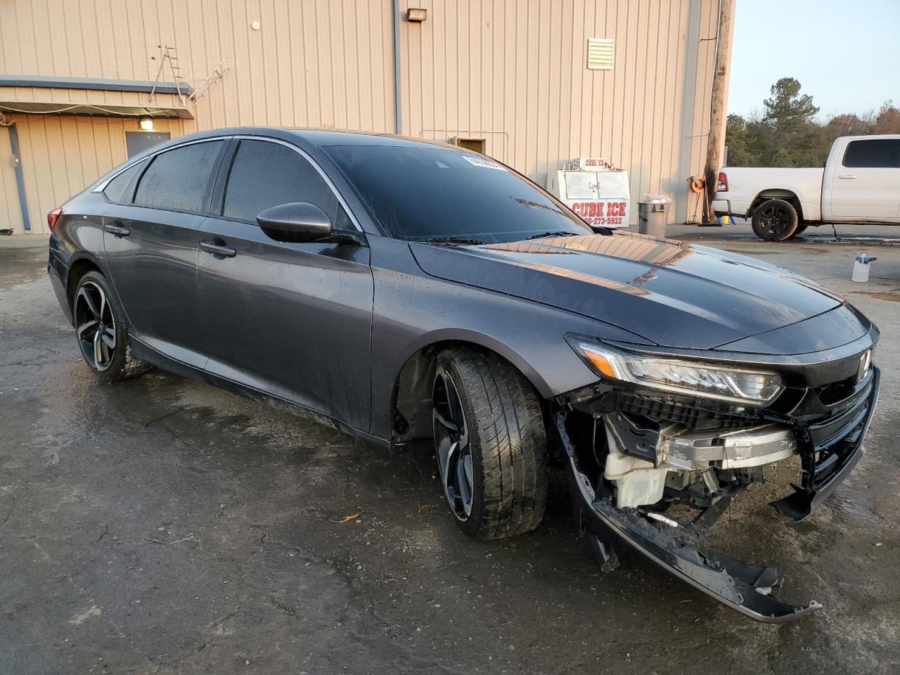 2019 Honda Accord VIN 1HGCV1F33KA024619 Copart auction photo, all over damage thumbnail 4