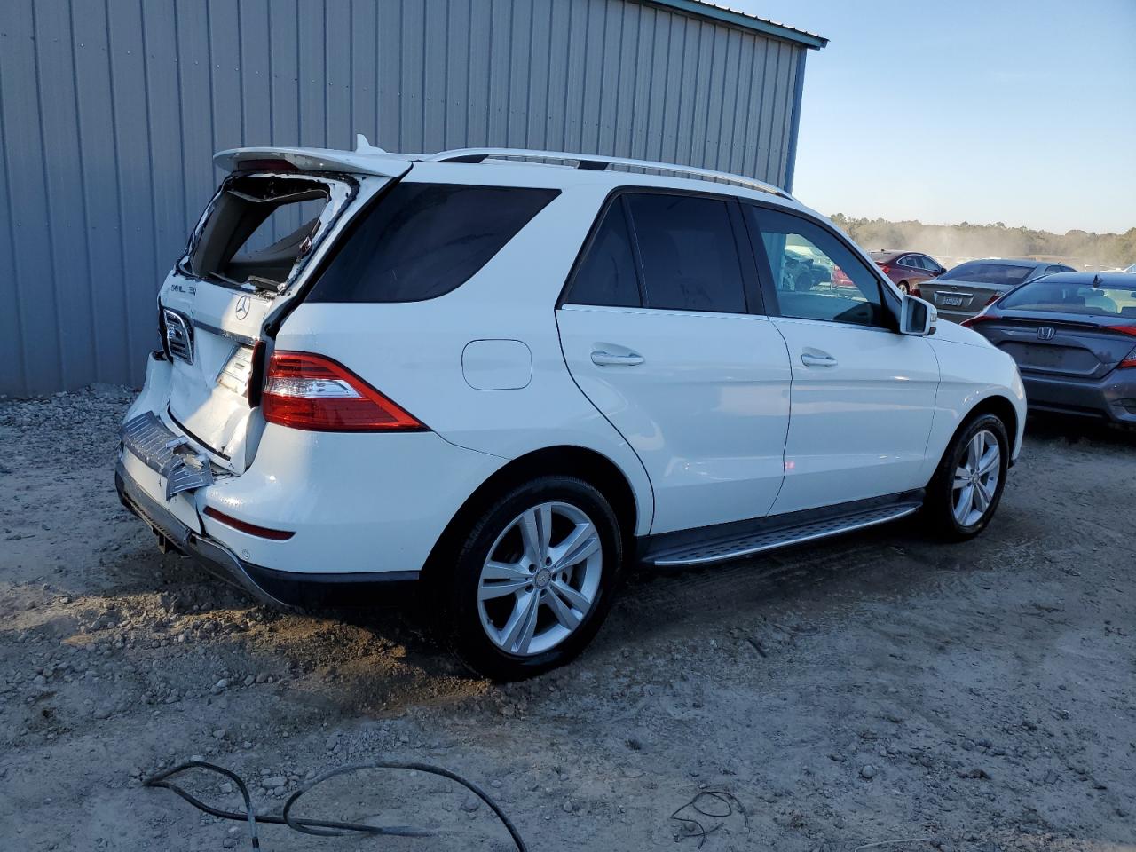2015 Mercedes-Benz M-klasse VIN 4JGDA5HB2FA540143 Copart auction photo, rear end damage thumbnail 3