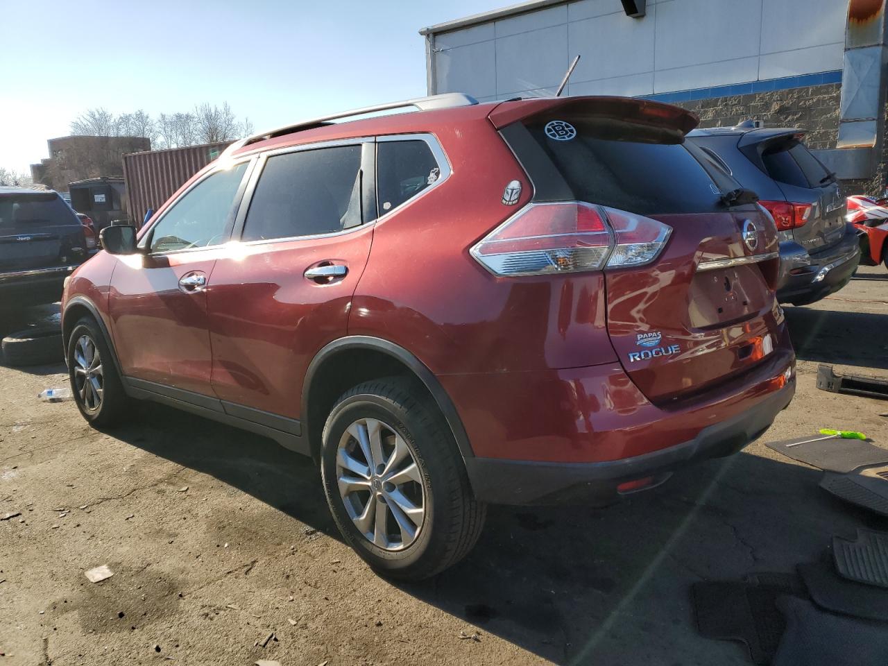 2014 Nissan Rogue VIN 5N1AT2MV0EC754143 Copart auction photo, front end damage thumbnail 2