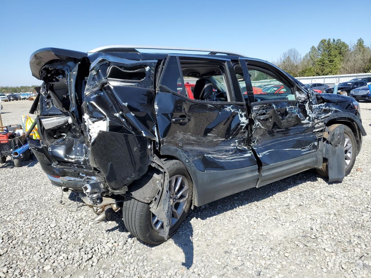 2022 GMC Terrain VIN 3GKALPEV8NL128932 Copart auction photo, all over damage thumbnail 3