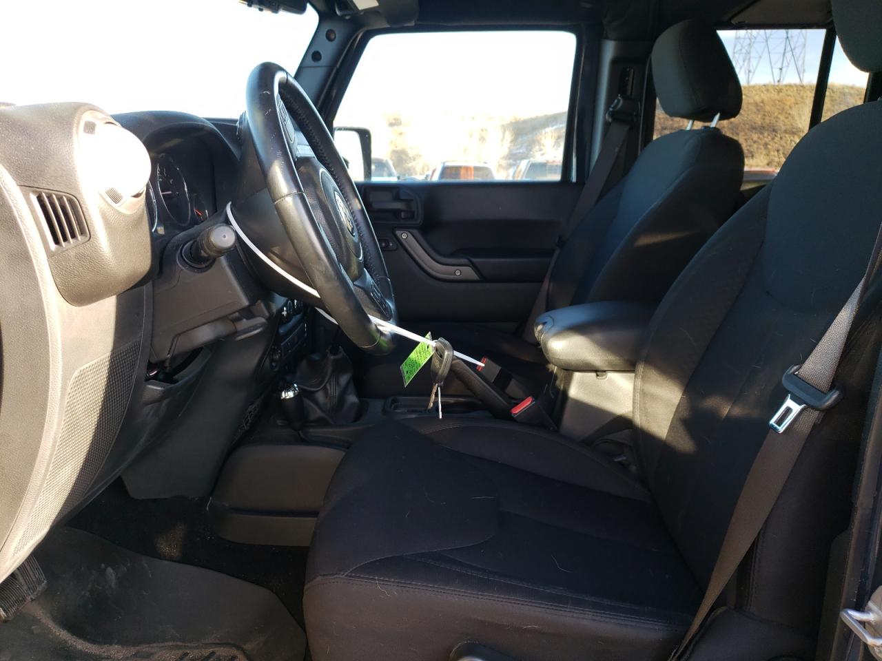 2017 Jeep Wrangler VIN 1C4BJWDG1HL535042 Copart auction photo, rear end / hail damage thumbnail 7